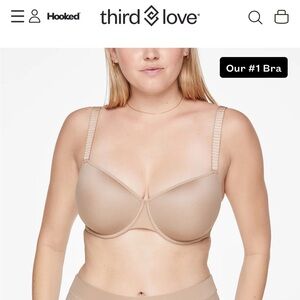NWT Third Love tshirt bra, 42E